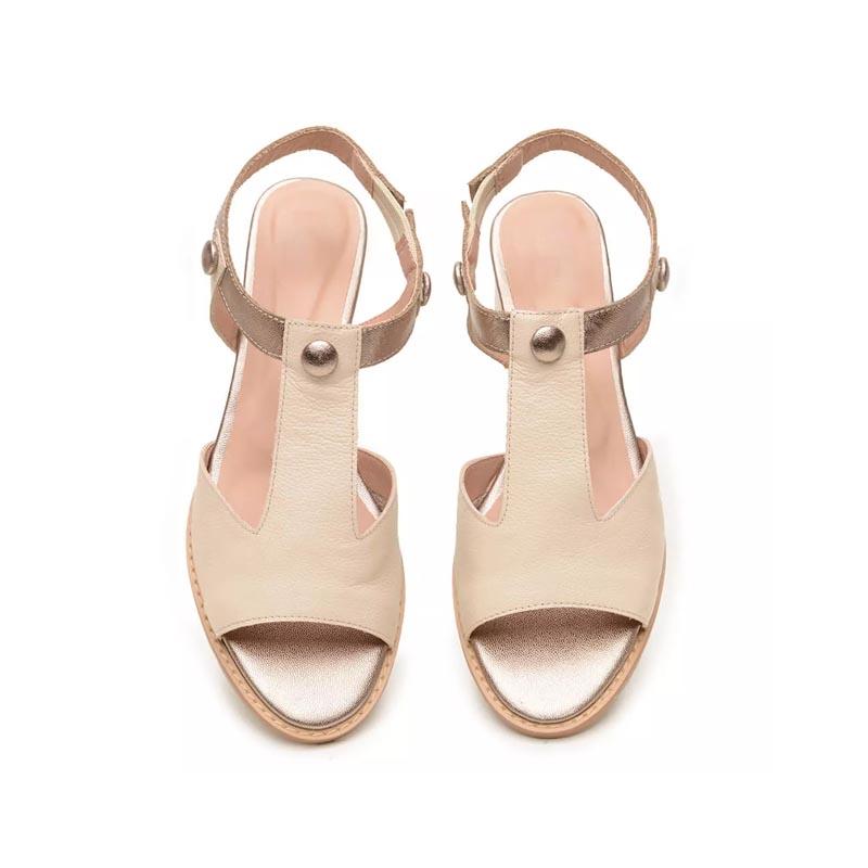 Fish Mouth Color Block Women's Sandals