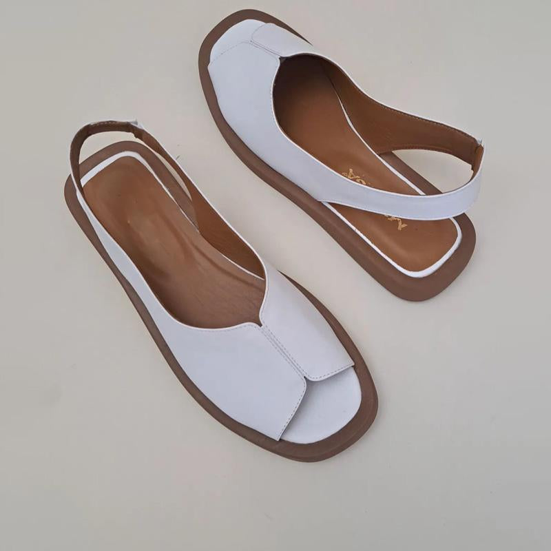 Fishmouth Flip-on Flat Sandals