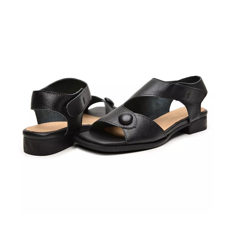 Women's Leather Soft Flat Sandals