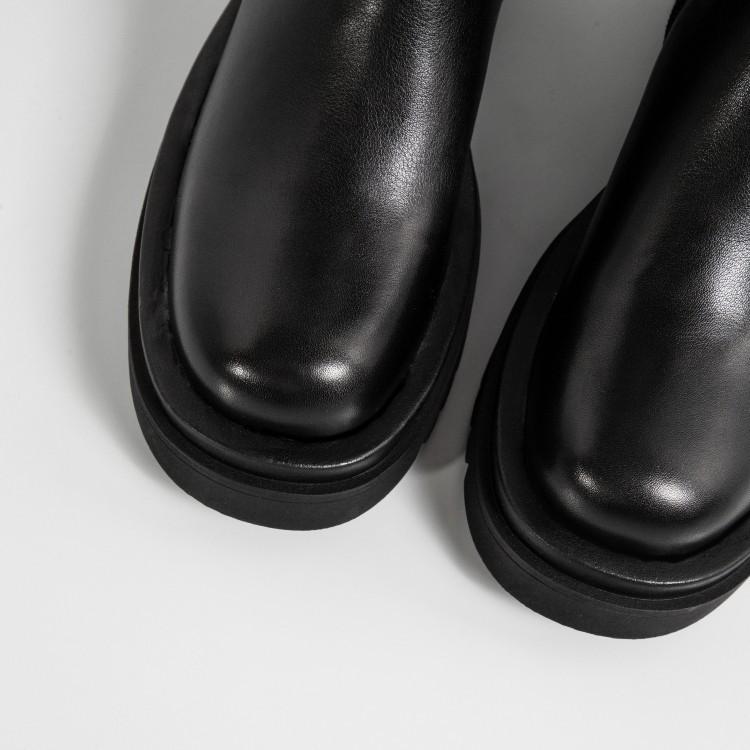 Platform Stretch Boots