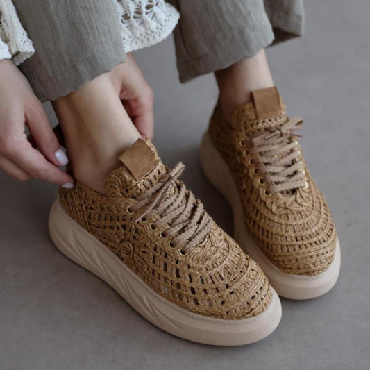 Straw Breathable Sneakers