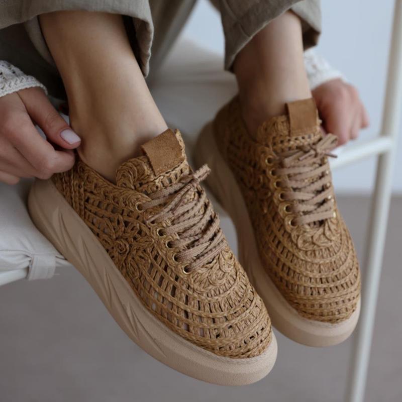 Straw Breathable Sneakers