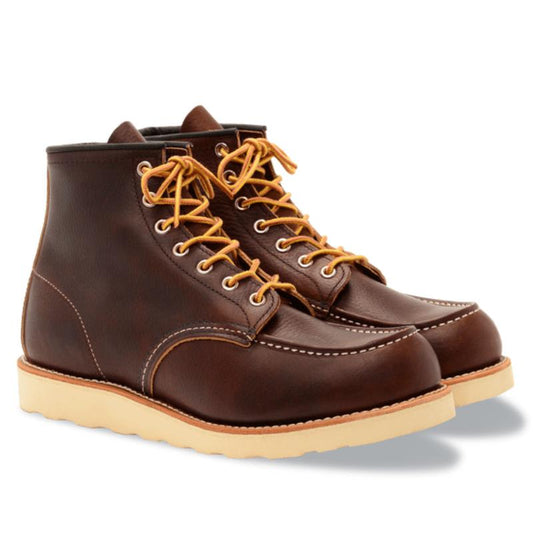 Moc Toe Boots Copper Rough Tough Toe Boots