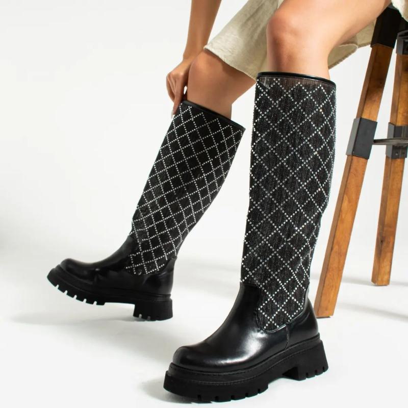 Women's Chic Dazzle Platform Boots