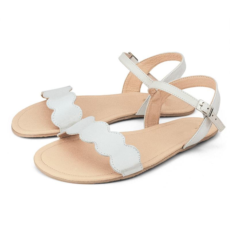 Wave Strap Flat Sandals