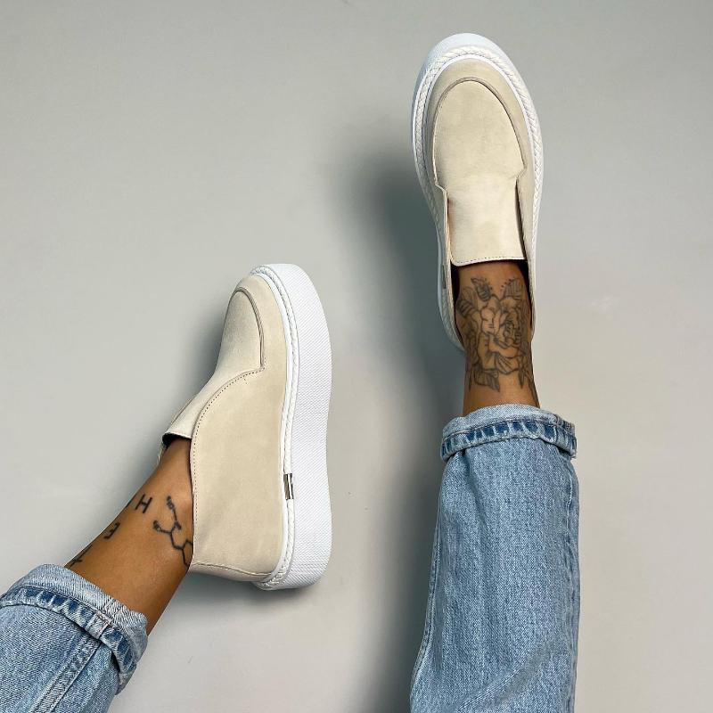 Suede Loafers