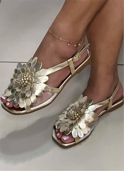 Women's Romantic Flower Flats