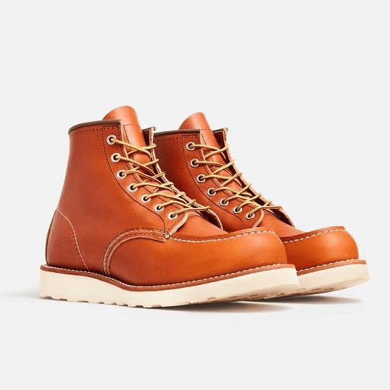 Moc Toe Boots Copper Rough Tough Toe Boots