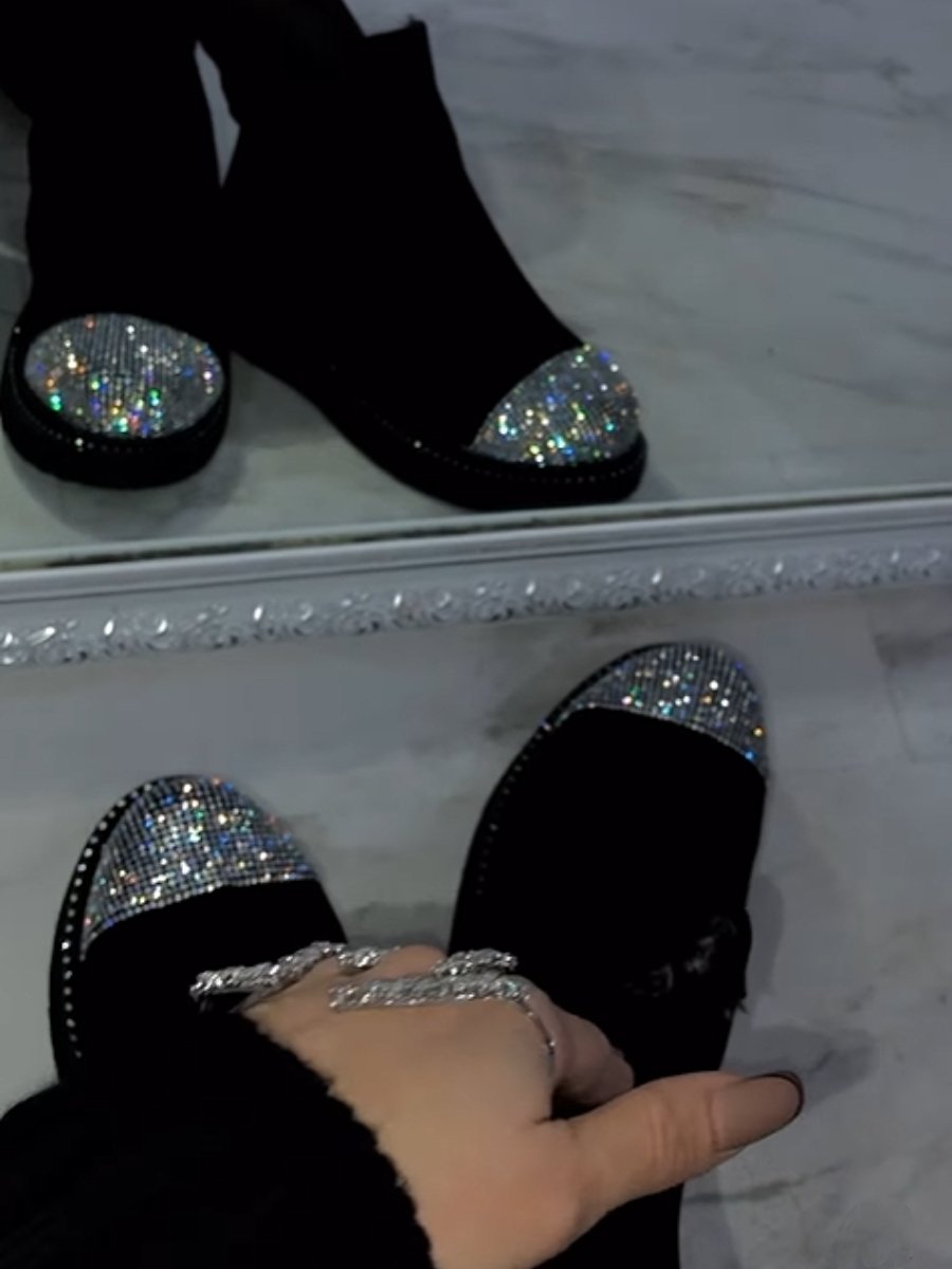 Rhinestone Boots