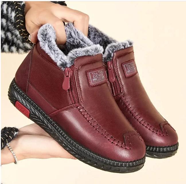 New Fleece Thickened Warm Snow Boots