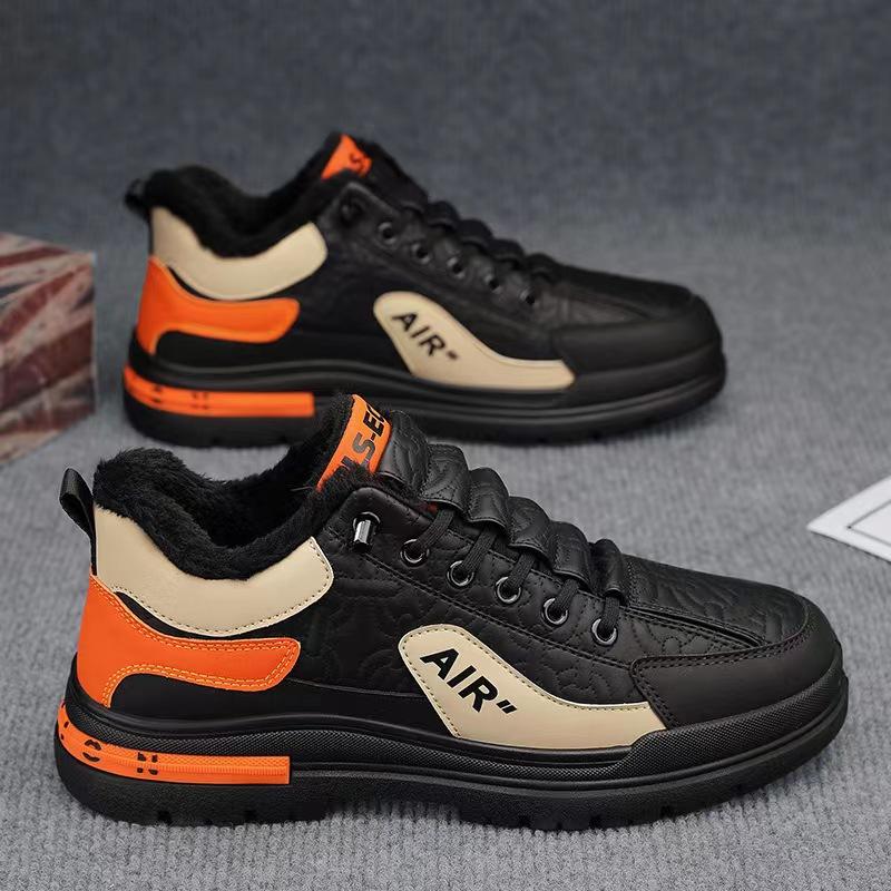 Men's Winter New Fleece Lined Waterproof Sneakers