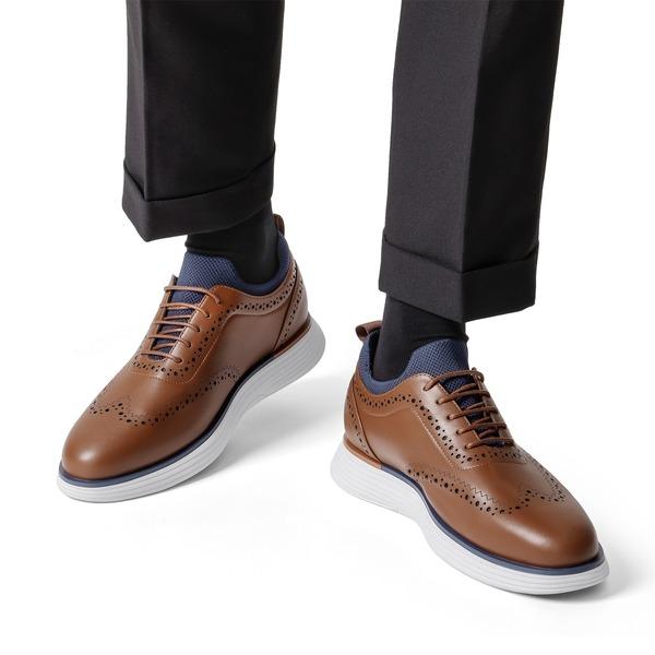 Men's Casual Wingtip Dress Sneakers