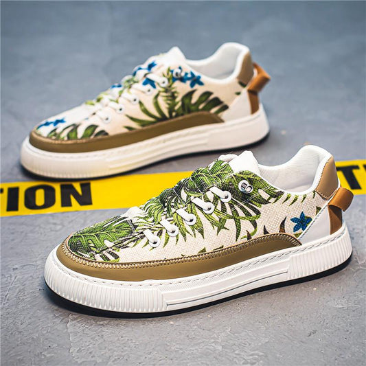 Lightweight Hawaii Painted Slip-On Canvas Shoes