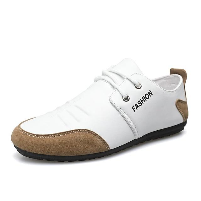 Men's Breathable Linen Solid Color Non-slip Driving Shoes