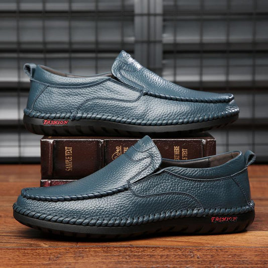 Men's Casual Breathable Leather Slip-ons & Loafers