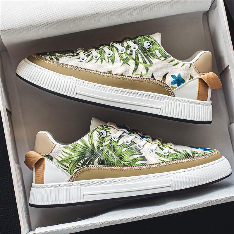 Lightweight Hawaii Painted Slip-On Canvas Shoes