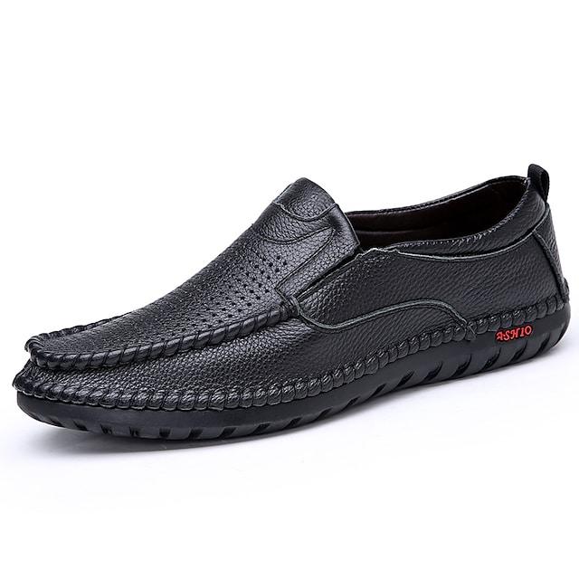 Casual Breathable Men's Leather Loafers