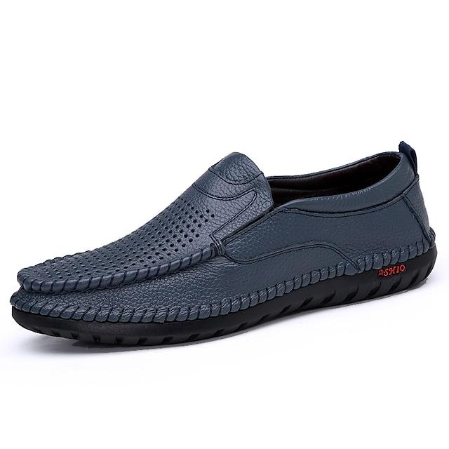 Casual Breathable Men's Leather Loafers