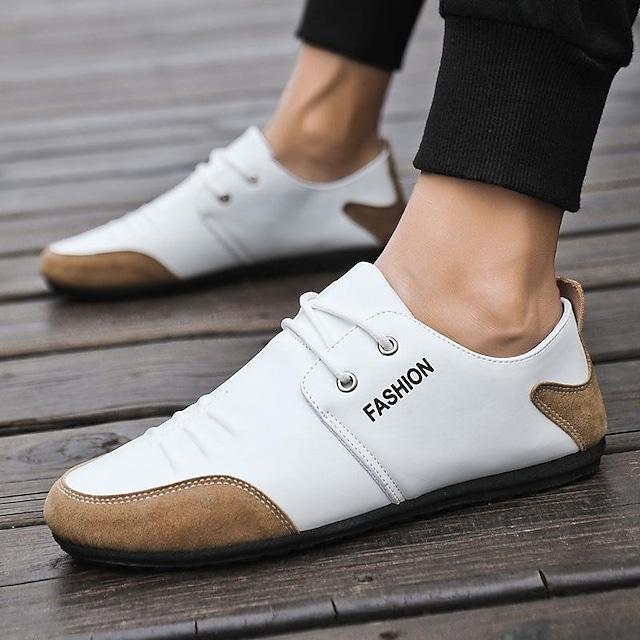 Men's Breathable Linen Solid Color Non-slip Driving Shoes