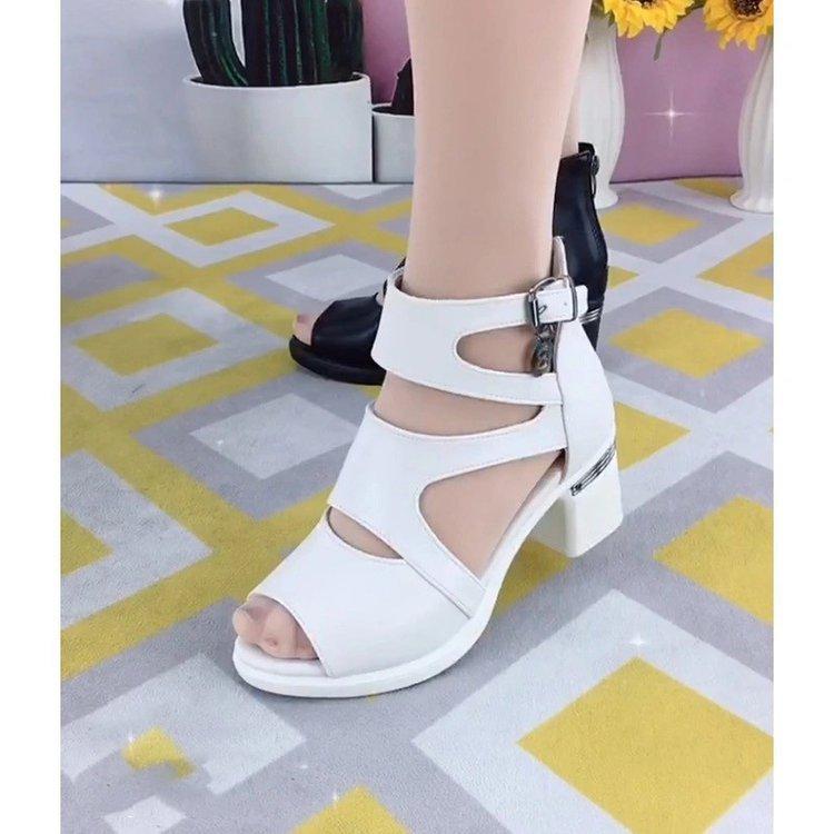 Women's Hollow Fish Mouth Wedge Sandals