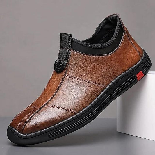 Men's Cowhide Breathable Loafers & Slip-Ons