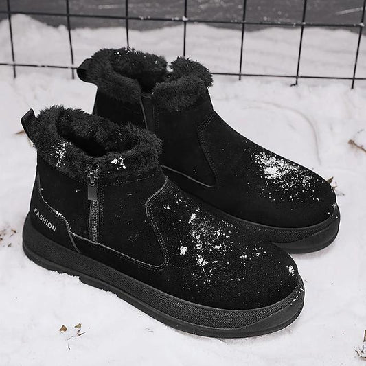 Winter Fleece Lined Casual Outdoor Daily PU Warm Snow Boots